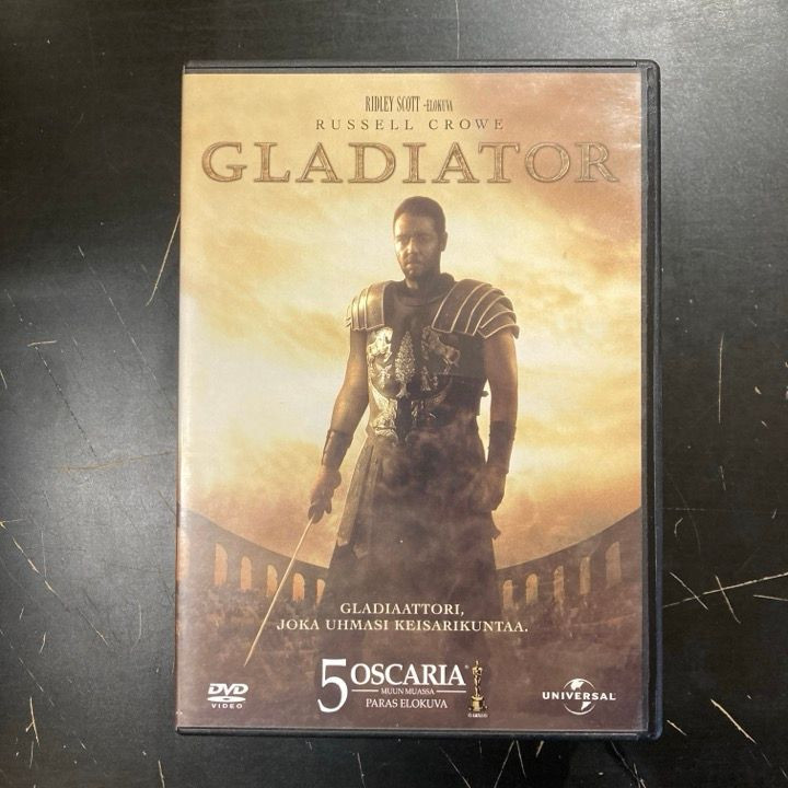 Gladiaattori DVD (VG+/M-) -seikkailu-